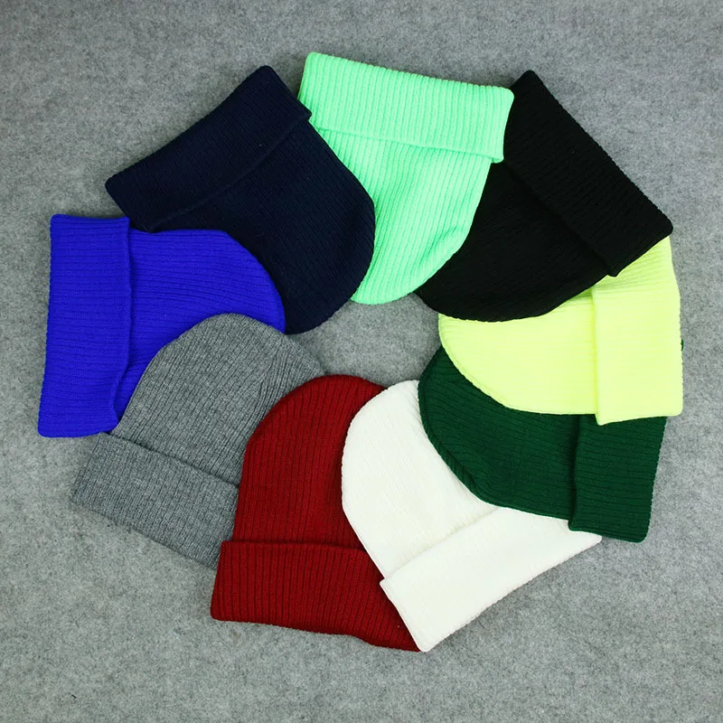 IMucci шляпа теплые головные уборы зима трикотажный свитер кепки одноцветное цвет