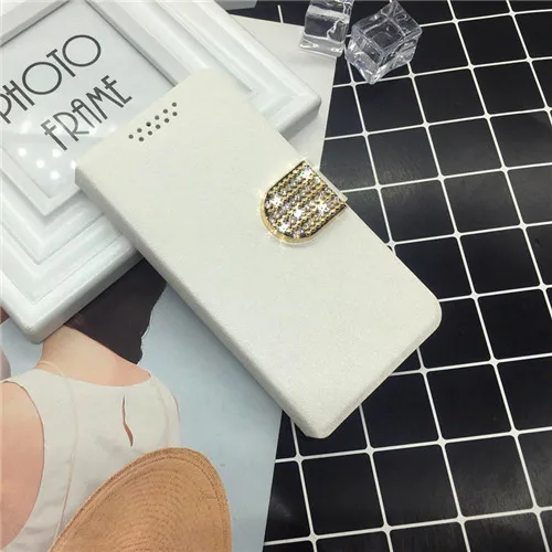 White Diamond Винтажный чехол из искусственной кожи для huawei Y5 II Y5II 2 Honor 5A LYO-L21 CUN-U29 Роскошный кошелек с откидной крышкой для телефона - Цвет: White Diamond
