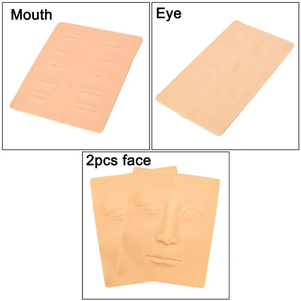 2018 хит продаж 3D силиконовый Перманентный макияж мягкий тренировочный инструмент