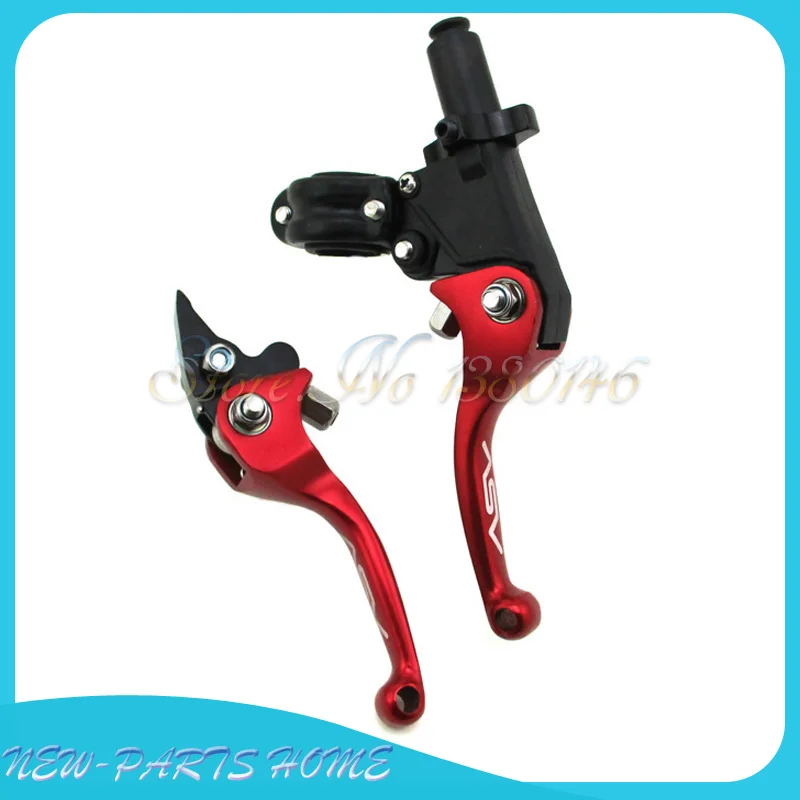 Красные новые алюминиевые складные сцепные рычаги для SDG SSR Orion Coolster Taotao Pit Dirt Bicks