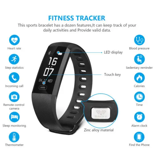 AKASO SmartWatch водонепроницаемый спортивный трекер для сна пульсометр фитнес-монитор