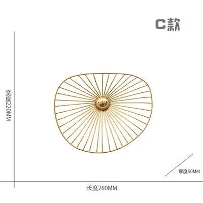 На заказ китайский светильник Роскошная Настенная Декорация креативный домашний настенный диван фоновое украшение - Цвет: C