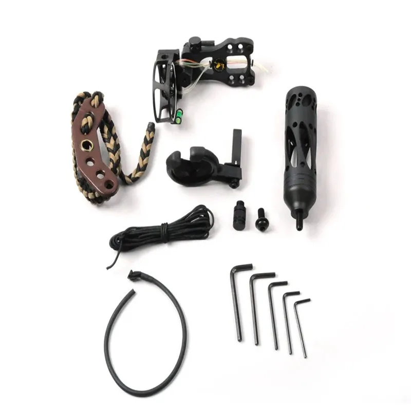 Обновление TP2000 углеродная ткань комбинированный лук наборы черный прицел с