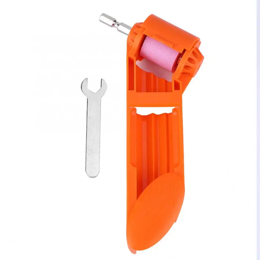 

Оранжевое портативное сверло точилка Корунд шлифовальный круг деревообрабатывающий инструмент точилка шлифовальный инструмент деревооб...