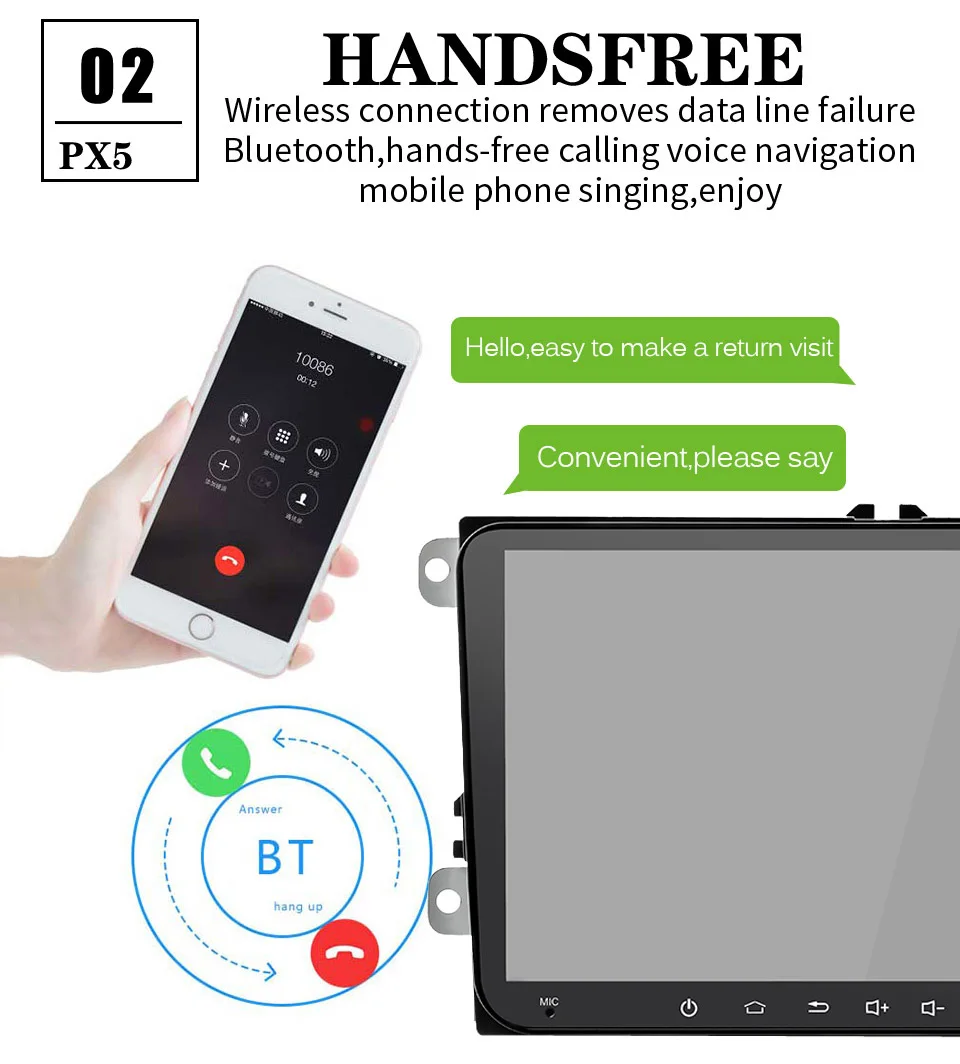 9 &quot2Din Android 10 1 автомобильный Радио мультимедийный плеер для VW/Volkswagen Passat B6 Tiguan Golf 5 6