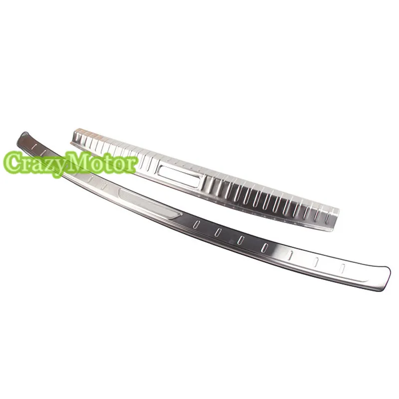 

For Peugeot 3008 GT 2016-2019 Stainless Car Inner & Outer Bumper Protector Guard Cover Car Styling