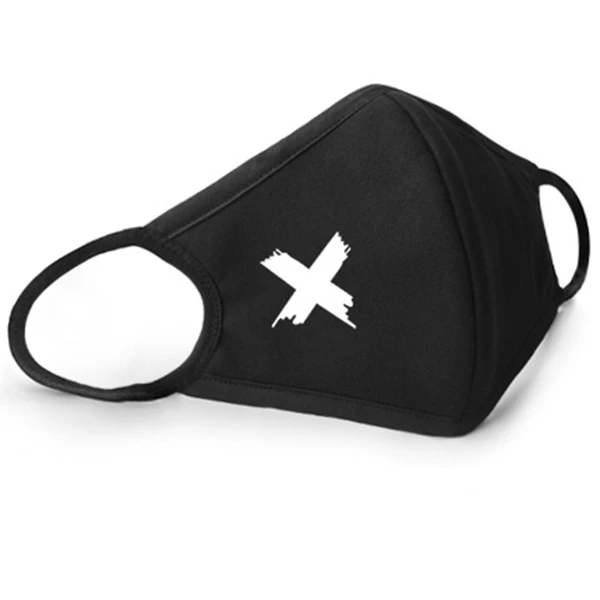 Shup up 1 шт., мультистильная хлопковая маска для губ с мультипликационным принтом Kpop, Пылезащитная, моющаяся, черная маска для лица для мужчин и женщин, респиратор - Цвет: Shup up