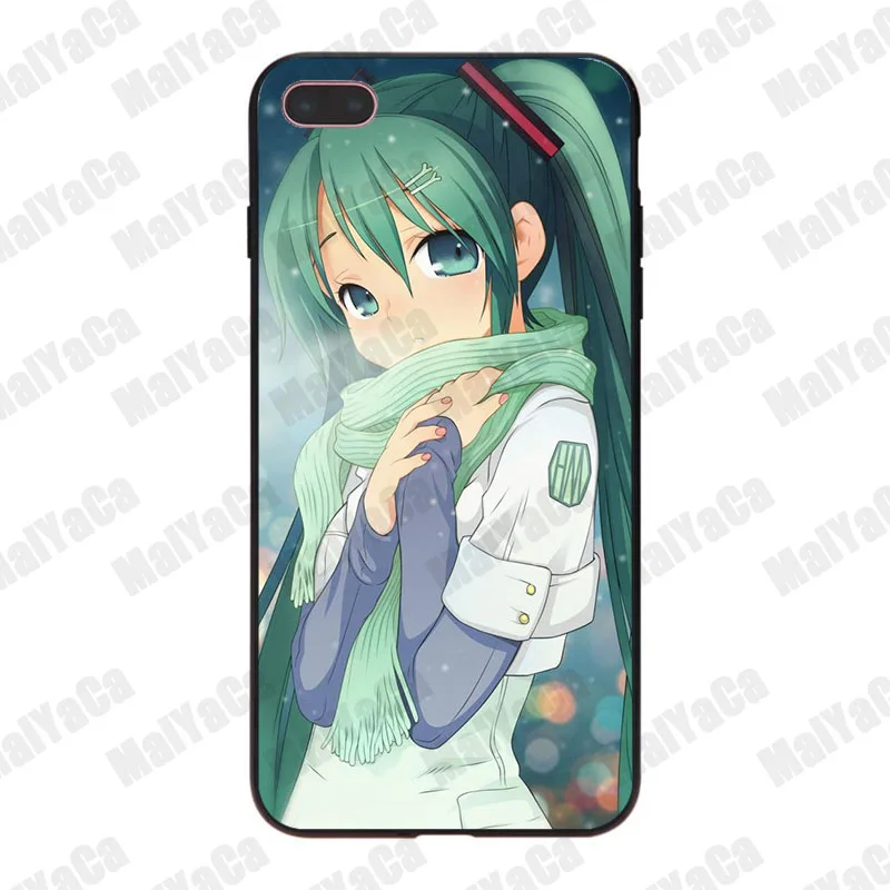 MaiYaCa Hatsune Miku? Высококачественный мягкий чехол для iPhone 8 7 6 6S Plus X 10 5 5S SE