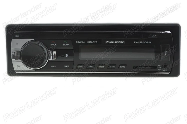 1 DIN 12 В автомобильный Радио Аудио Стерео Bluetooth MP3 плеер USB SD AUX в MMC порт Автомобильная электроника в тире пульт дистанционного управления