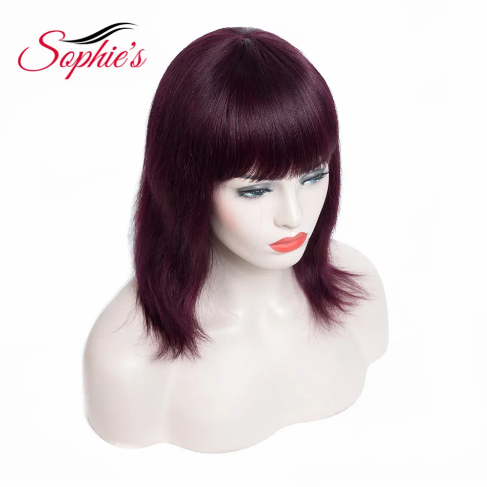 Прямые женские парики Sophie's Remy бразильские человеческие волосы для женщин 100%