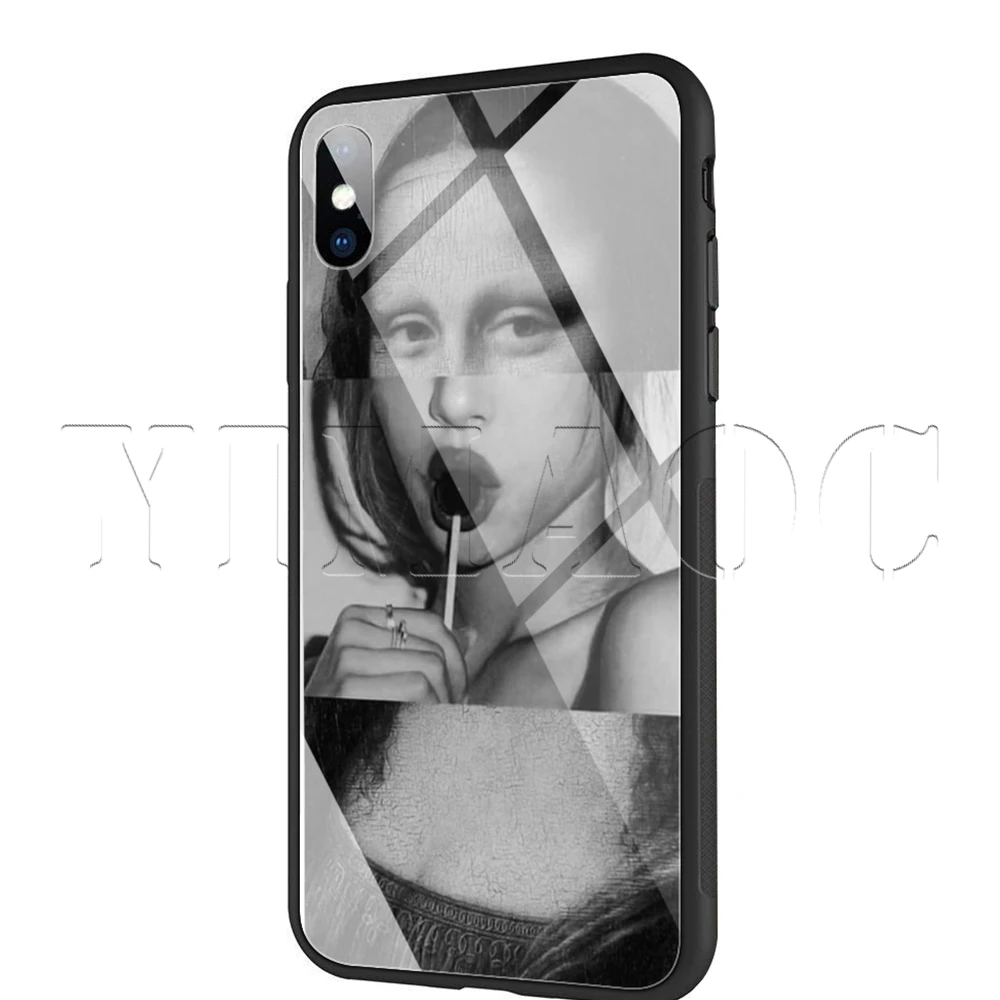 YIMAOC Michelangelo художественная статуя эстетический чехол из закаленного стекла для iPhone 11 Pro XS MAX XR X 8 7 6 6S Plus