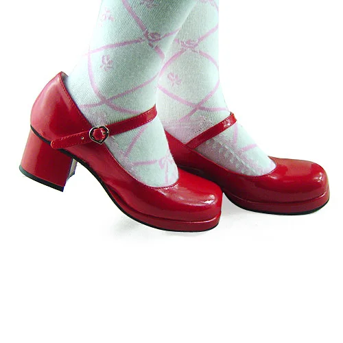 Милая обувь в стиле Лолиты Готическая на заказ Обувь с круглым носком кнопках