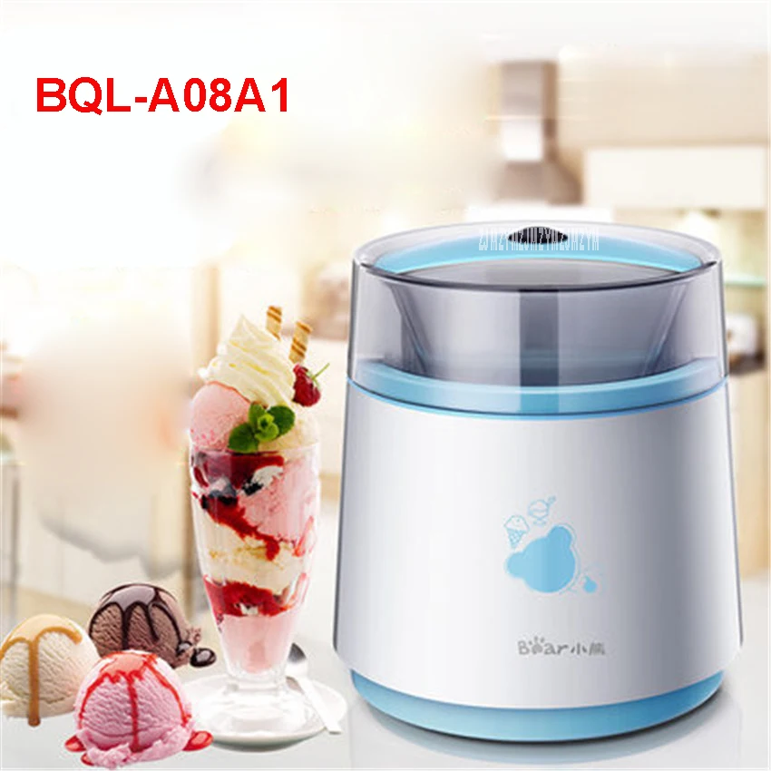 BQL-A08A1 220 В/50 Гц Главная автоматизированных мини Интеллектуальный семейный 7 Вт Мороженое машины самоохлаждающиеся Мороженое производители 800 мл емкость