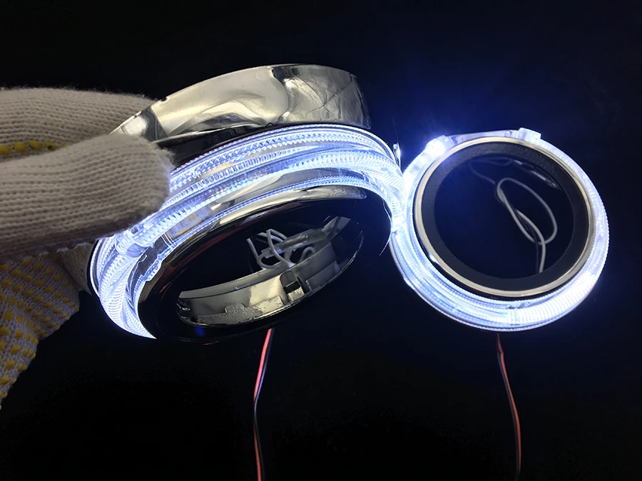 TAOCHIS рестайлинг кожух маска для 3,0 дюймов HELLA 3R G5 3/5 Koito Q5 Bi Xenon объектив проектора модификация головной свет с ангельским глазом