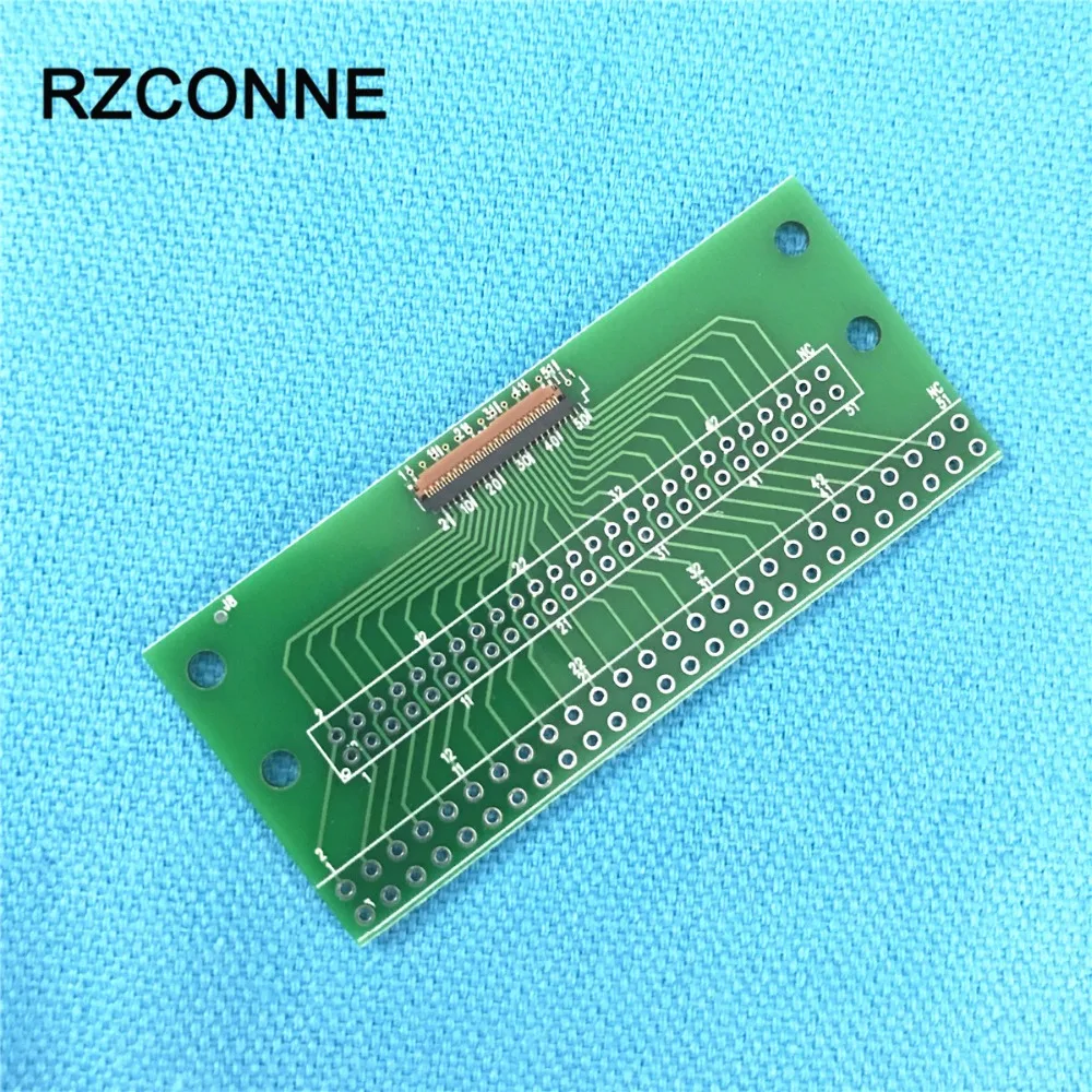 2 шт. 45 контактный разъем адаптера ZIF 0 3 мм Шаг до 54 кабель DIP FPC LVDs MIPI адаптер