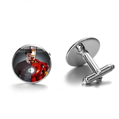 Style 3 SONGDA Marvel Мстители Железный человек Тони Старк запонки для Для мужчин ювелирные изделия посеребренные дуговой реактор 3D печатных запонки Gemelos - Окраска металла: Style 3