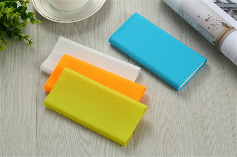 Чехол для Xiaomi power Bank 2 10000mAh резиновый чехол силиконовый чехол для power bank защитный чехол устойчивый к царапинам 147 × 71,2 × 14,2 мм