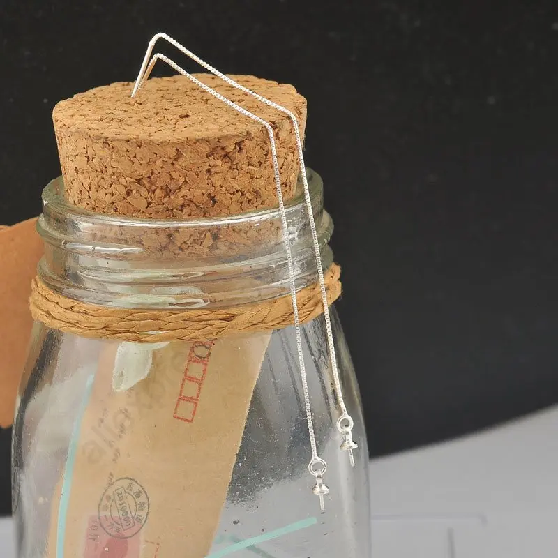 Крупные партии 20 шт. подлинные искусственные серебряные украшения серьги