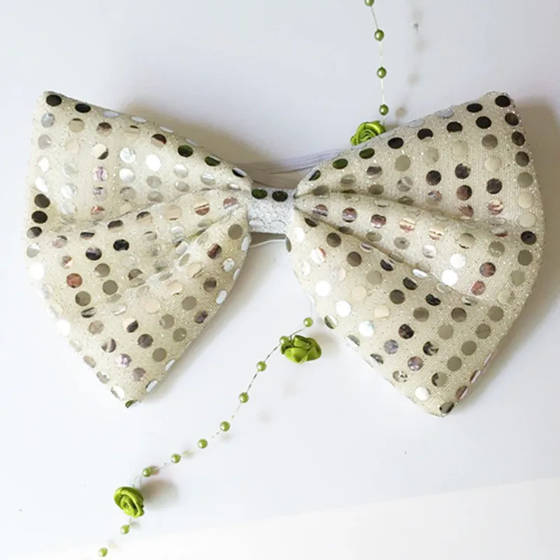 1 шт. Рождественский галстук бабочка в виде клоуна с блестками головная повязка