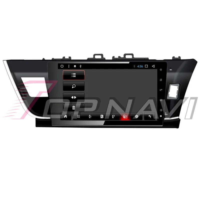 Авторадио 2 din для Toyota Corolla 2014 2015 2016 10 1 дюйма Android 8 автомобильный GPS-навигатор плеер