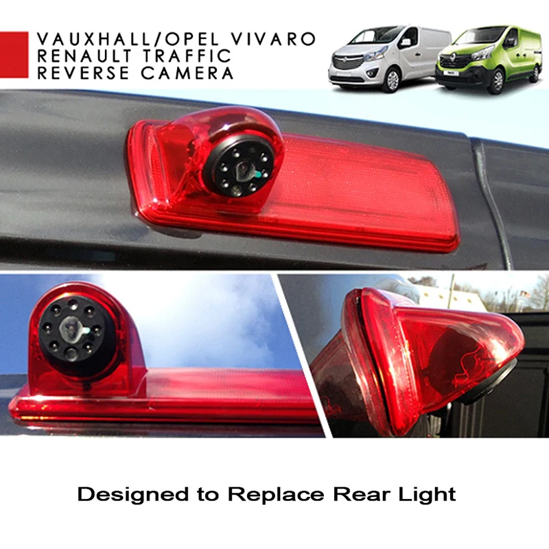 Камера заднего вида GreenYi с ИК-подсветкой и ночным видением для Opel Vauxhall Vivaro Renault |