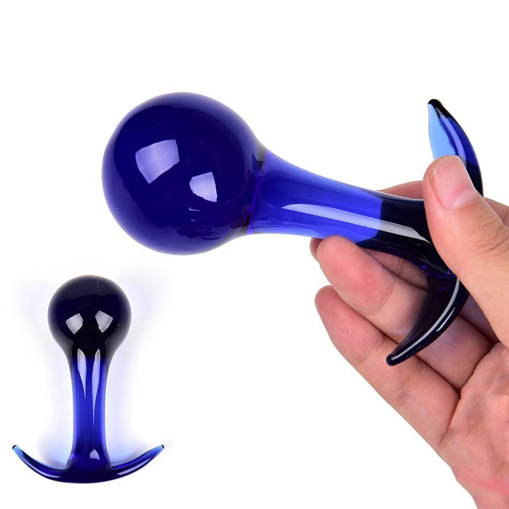 Анальная пробка стеклянный фаллоимитатор вибратор Вагина взрослые игрушки