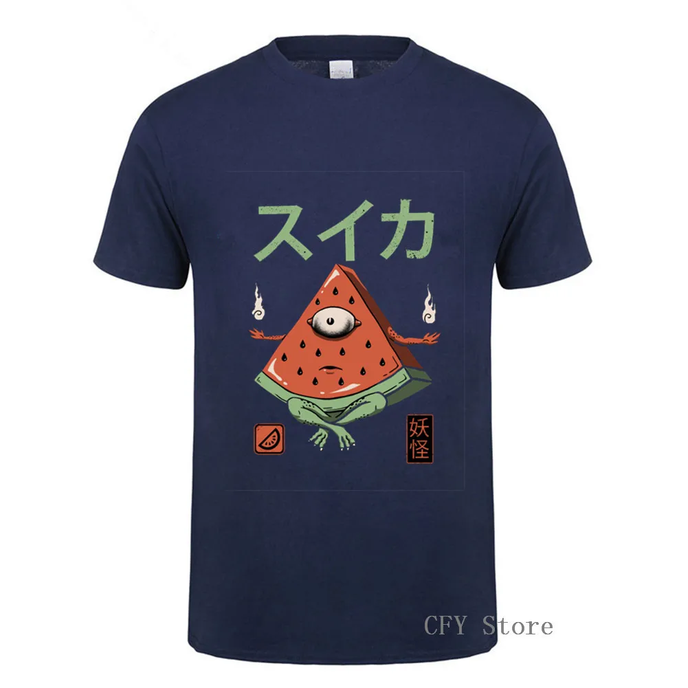 Мужская забавная рубашка Yokai spirit ghost monster футболка с коротким рукавом