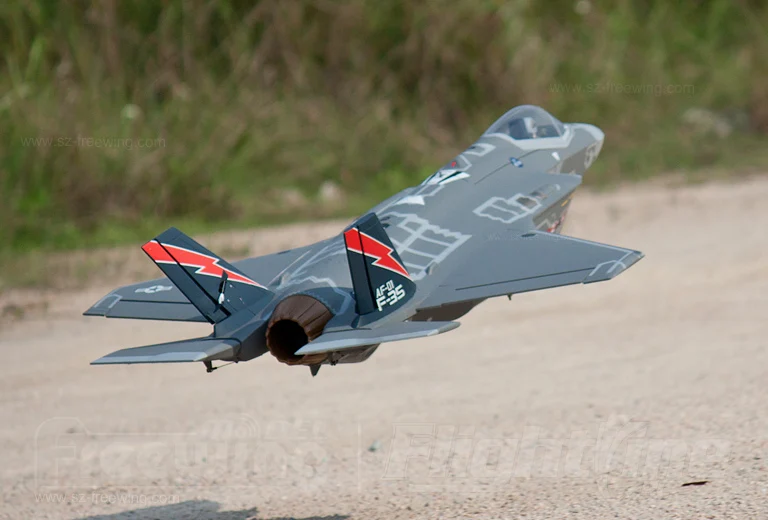 Модель радиоуправляемого самолета Freewing F 35 lightning 70 мм V3 новая версия в 2019 году RTF