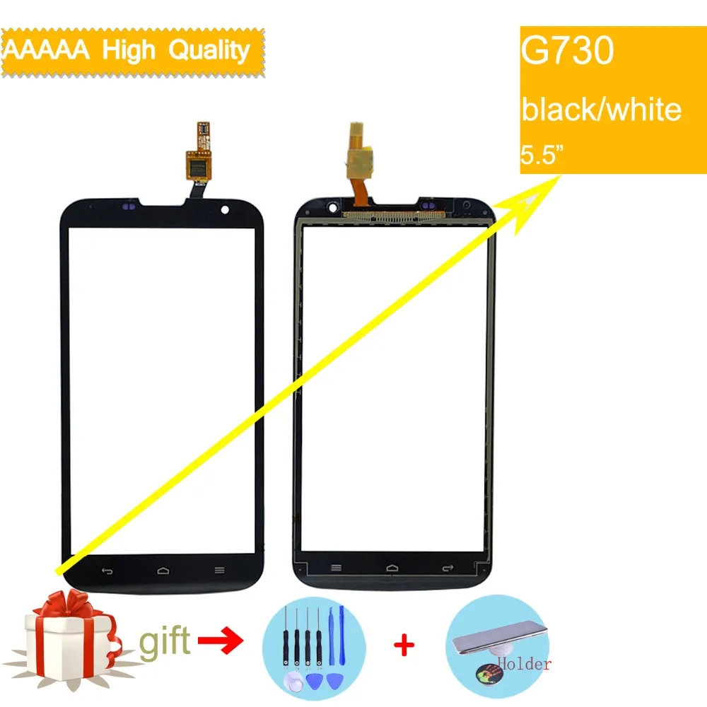 G730 touch screen For Huawei Ascend G 730 TouchScreen Sensor Digitizer Glass Lens Front Panel Replacement | Мобильные телефоны и