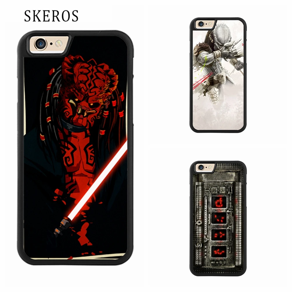 Skeros Хищник Телефон чехол для iPhone X 4 4S 5 5S 6 6S 7 8 Plus плюс # A206 |