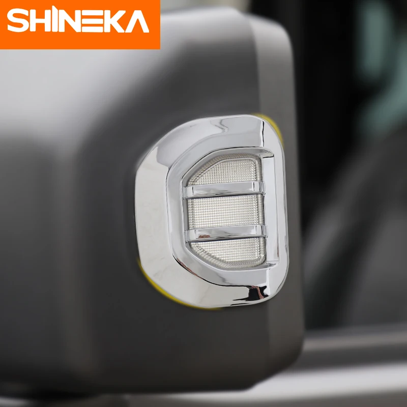 Автомобильная наклейка SHINEKA для Jeep Wrangler JL 2018 + на зеркало заднего вида с
