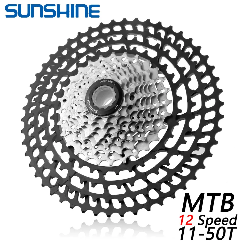 SUNSHINE MTB 12 Скоростей SLR кассета 11 50T s широкое соотношение Сверхлегкая CNC В свободное