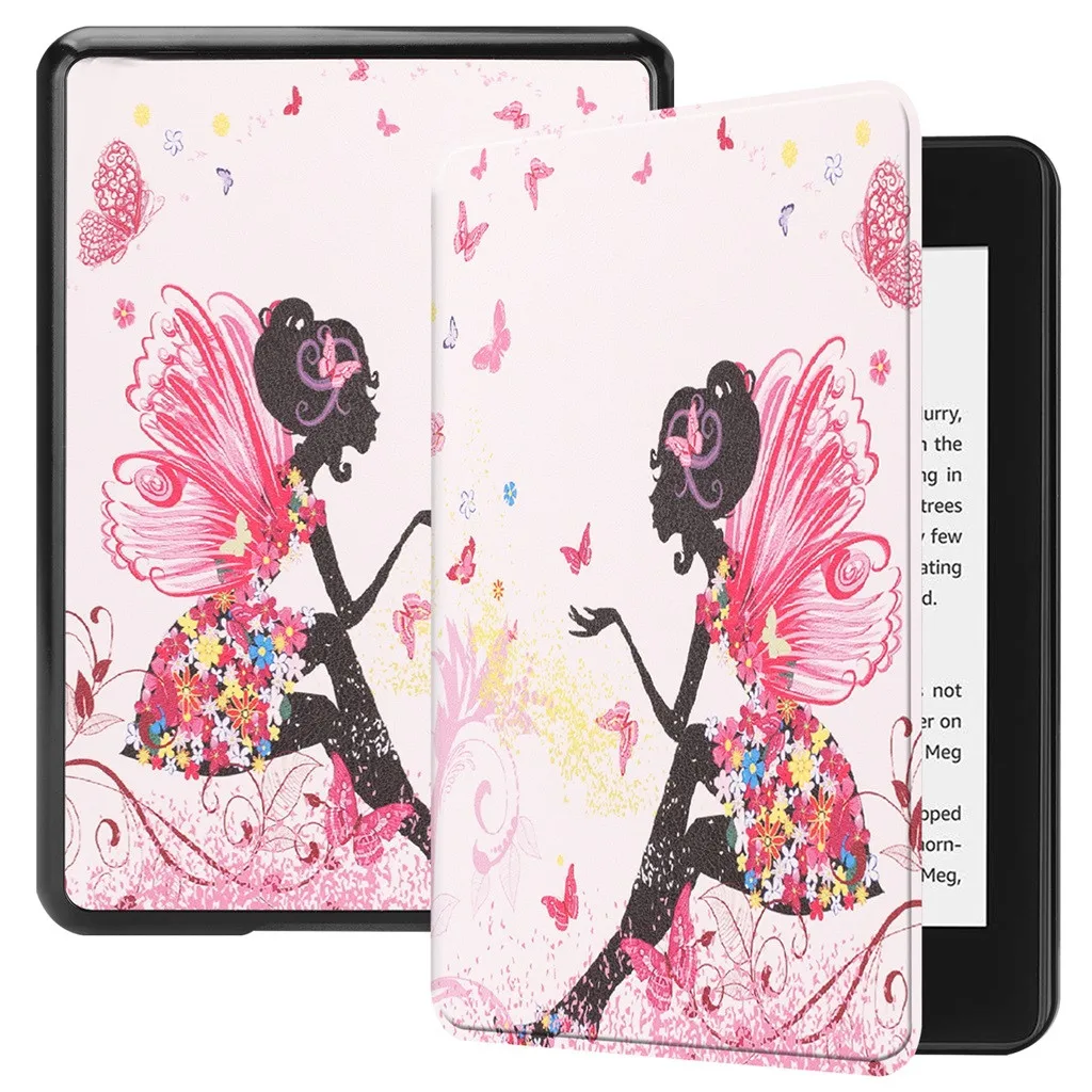 Умный чехол для нового Kindle Paperwhite 4 умный тонкий кожаный чехол для сна с откидной крышкой чехол для планшета чехол для Coque