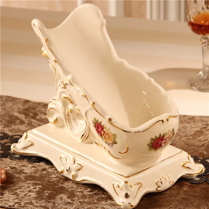 Европейский и американский роскошный керамический винный шкаф цвета слоновой