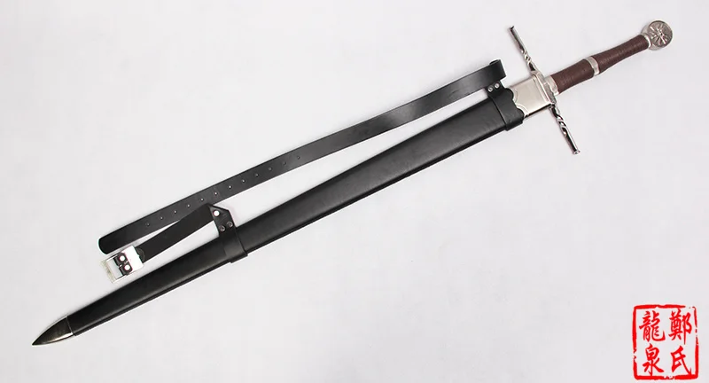Game swords Replica Geralt of Rivia Blade Real Stainless Steel No Sharp Decorative Sword