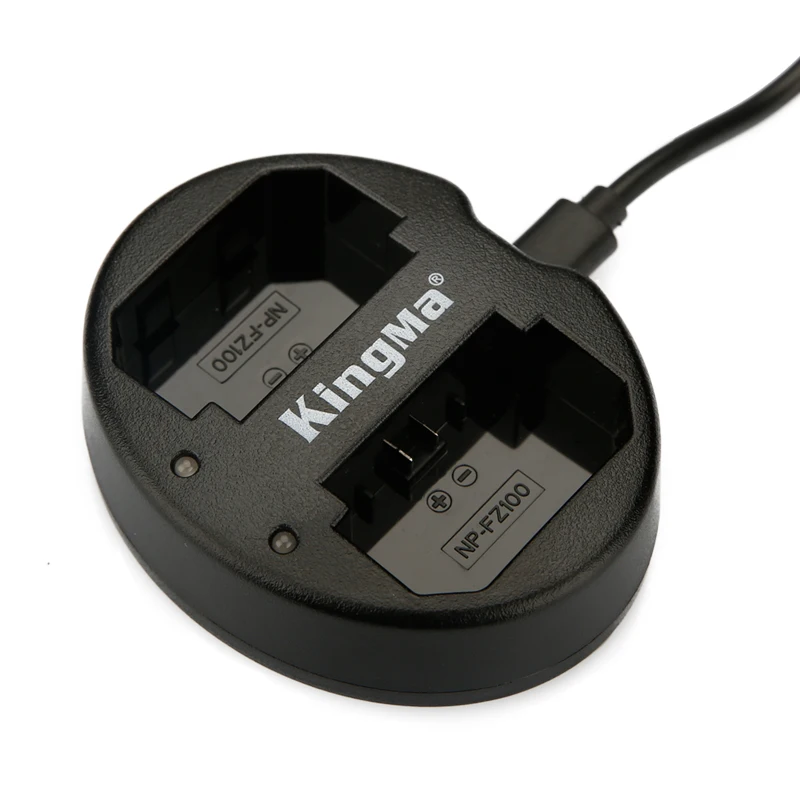 KingMa NP FZ100 Dual USB зарядное устройство для sony NP-FZ100 BC-QZ1 Alpha 9 A9 9R A9R 9S ILCE-9 A7m3 a7r3 7RM3 |
