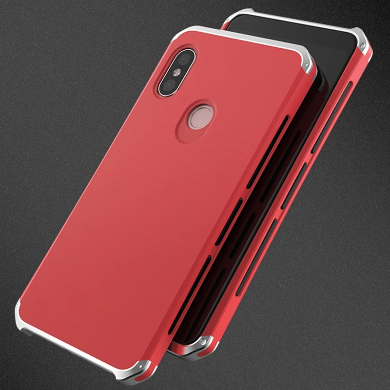 OLLIVAN Алюминий металлический каркас чехол для Xiaomi Redmi Note 5 Полное покрытие жесткий