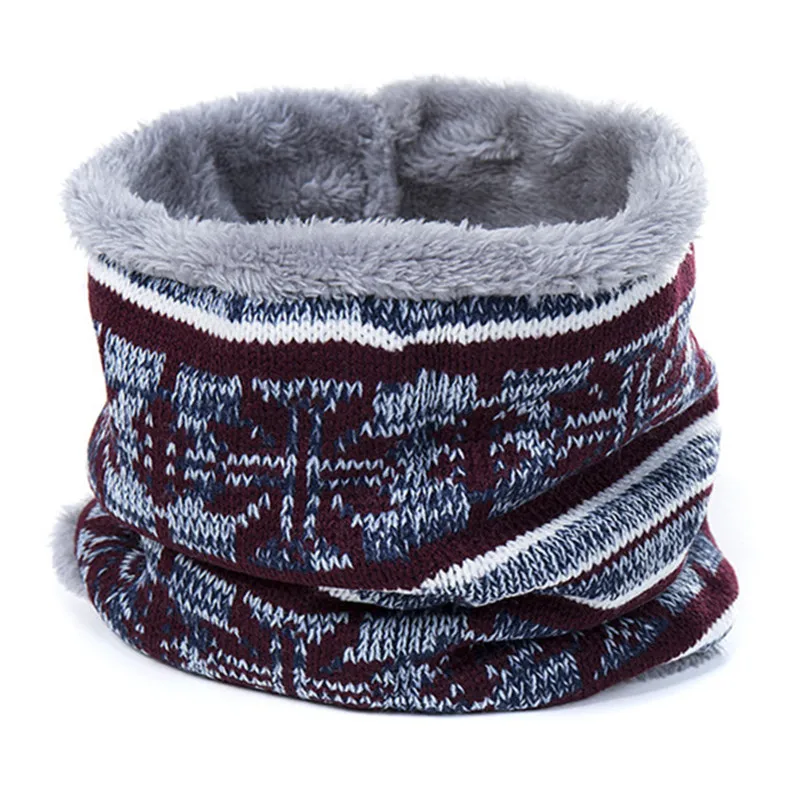 

Autumn Winter Warm Scarf For Women Men Children Baby Cotton O-Scarf Thickened Wool Collar Scarves Girls Boys Neck Scarf Unisex