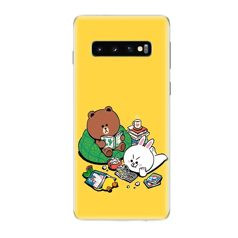 Медведь Друзья популярный мягкий чехол для телефона samsung Galaxy S10 плюс S10E A50 A70 A30 A10