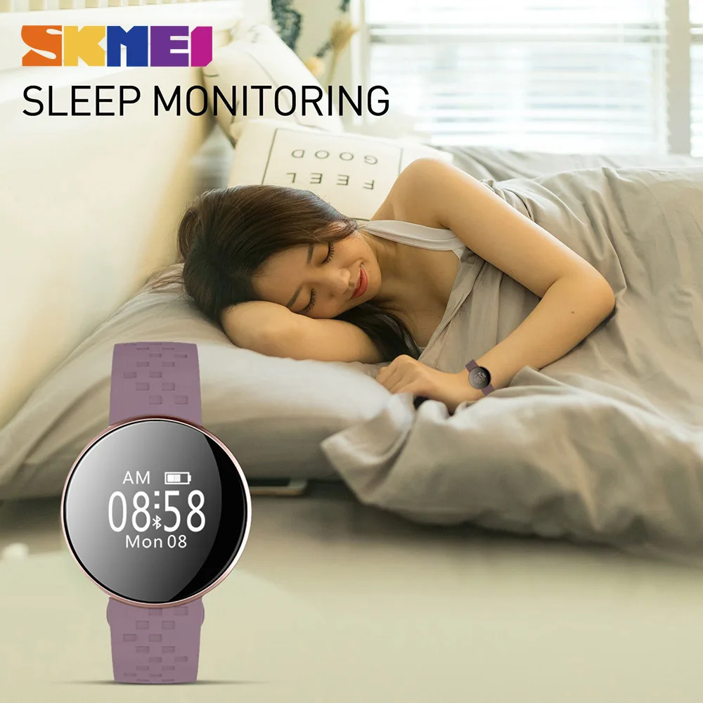 SKMEI Для женщин модные часы Smart Watch для IOS Android с Фитнес мониторинг сна IP67