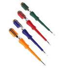 Красочная ручка для тестирования, портативная плоская отвертка, электрический инструмент, Универсальный светильник, устройство
