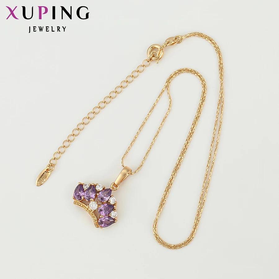 Xuping, модная Подвеска для женщин, ювелирные изделия, классика, синтетический кубический цирконий, дизайн для женщин, Рождественский подарок 31312