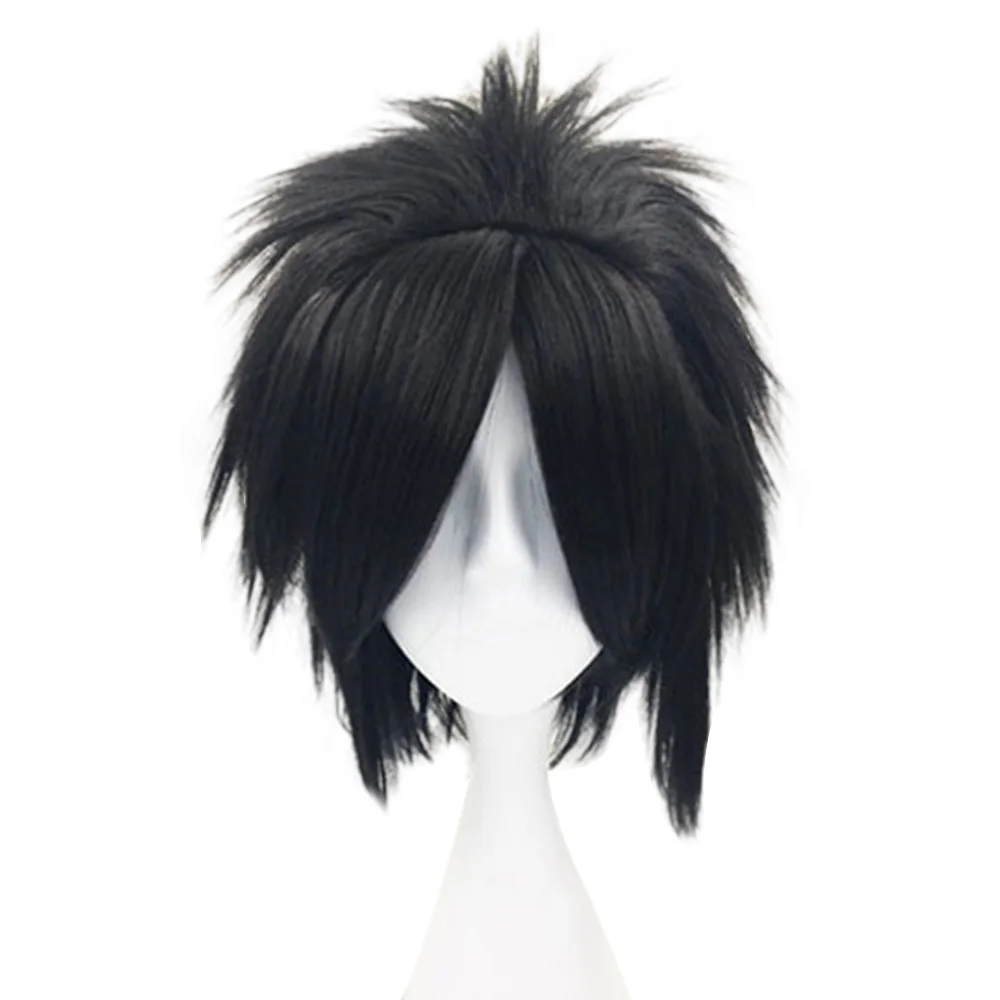 Wig Японский аниме Boruto Uchiha Sasuke Косплей Костюм Narutoo Униформа топы брюки жилет плащ ПОЛНЫЙ КОМПЛЕКТ Хэллоуин вечерние костюмы - Цвет: Wig