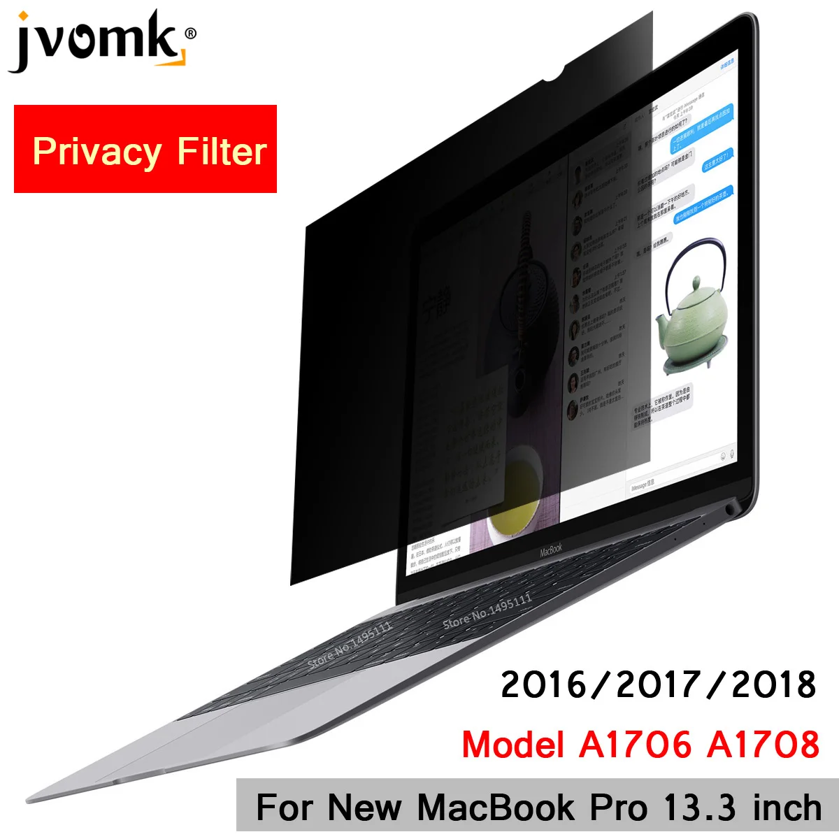 Для 2016/2017/2018 Новый MacBook Pro 13 3 дюйма Сенсорная панель Модель A1706 A1708 Фильтр