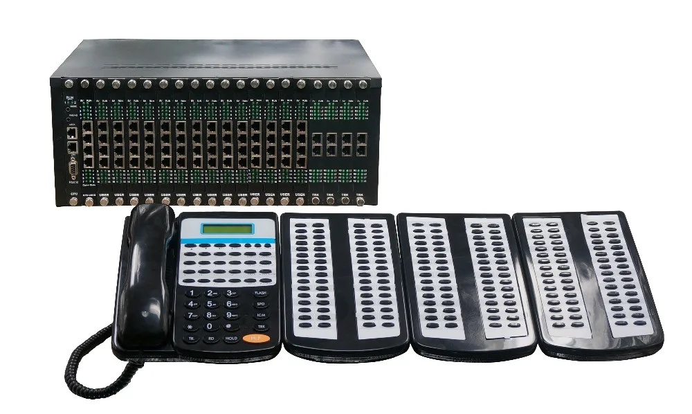 Эксклюзивный черный keyphone PH202 Excelltel PBX с одной консолью DSS | Мобильные телефоны и