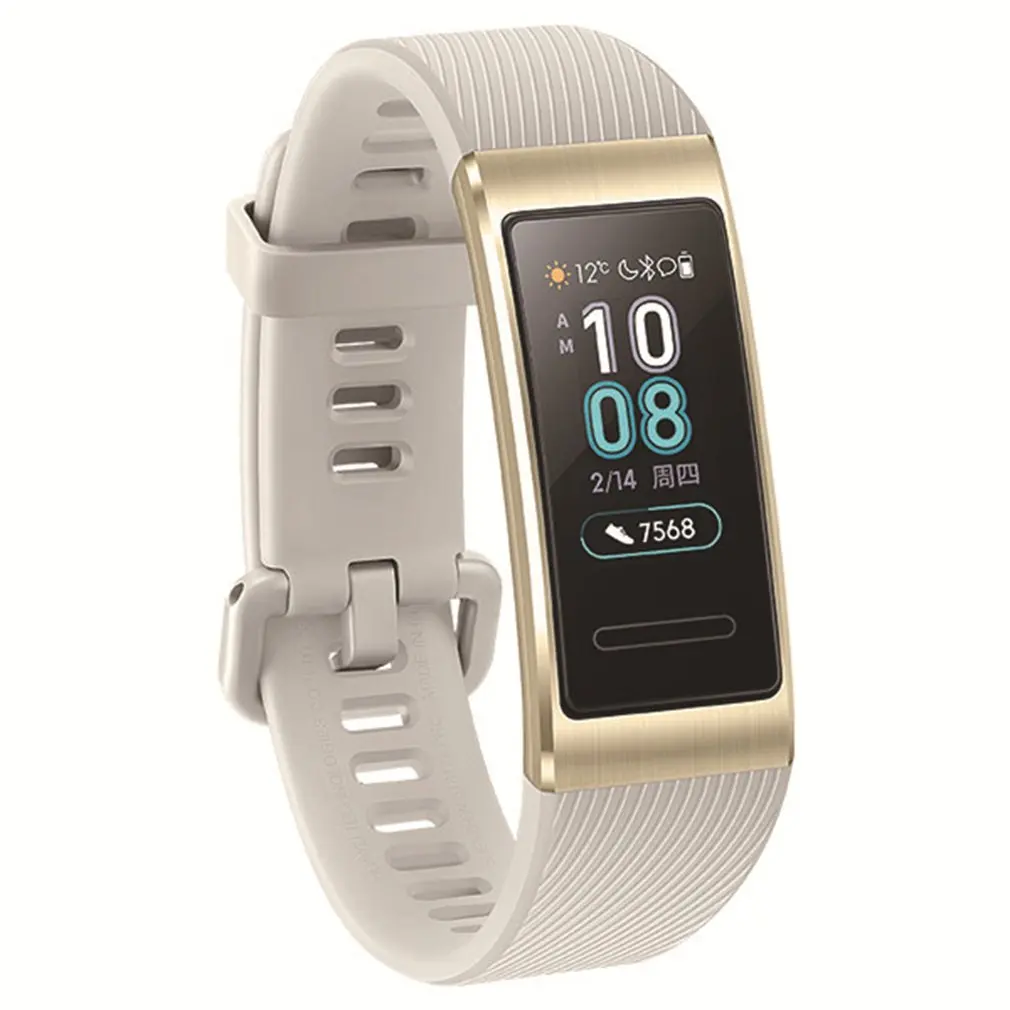 Для huawei Band 3 Pro Встроенный gps Смарт-часы AMOLED сенсорный экран 50 м водонепроницаемый браслет часы