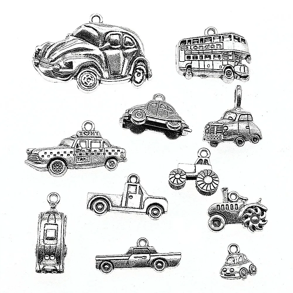 Античный серебряный цвет автомобильные подвески ювелирные аксессуары