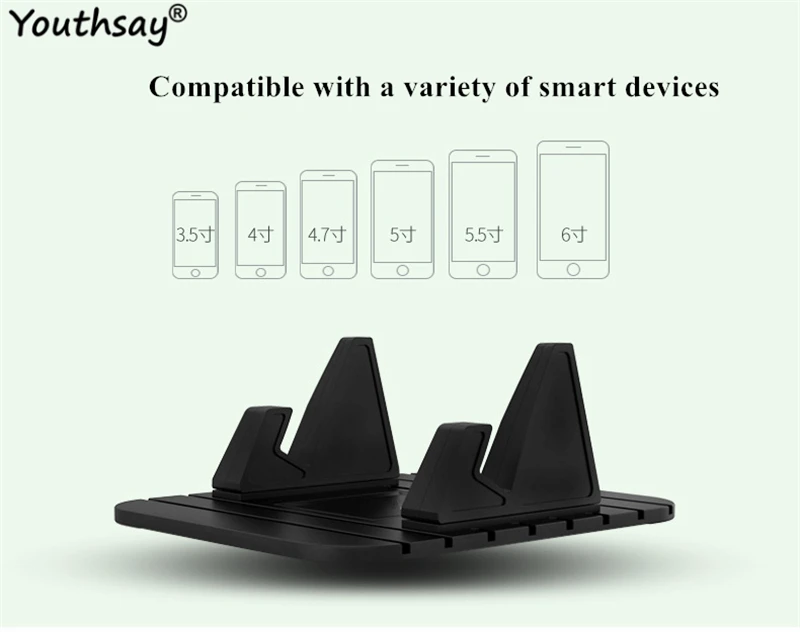 universal mobile phone holder stand anti slip mat soft silicone car phone desk phone holder for iphone samsung xiaomi huawei free global shipping