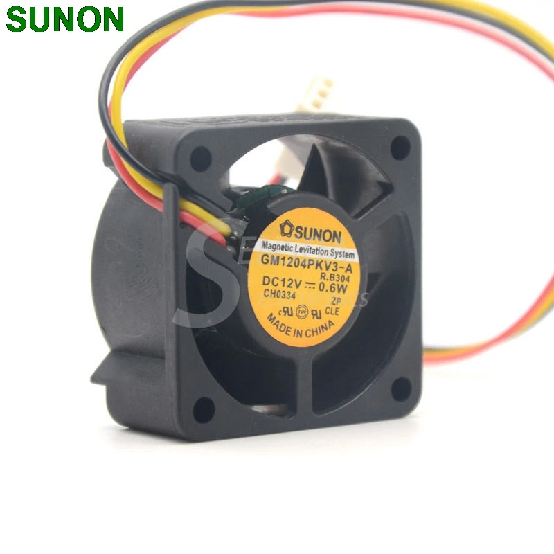 Осевой вентилятор охлаждения для Sunon GM1204PKV3-A DC 12V 0,6 W 3