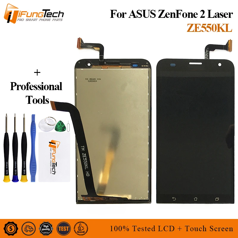 ЖК дисплей с сенсорным экраном и рамкой для ASUS Zenfone 2 Laser ZE550KL запасные части